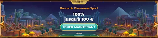 AmunRa – Bonus de Bienvenue Sport 100 % jusqu'à 100 €